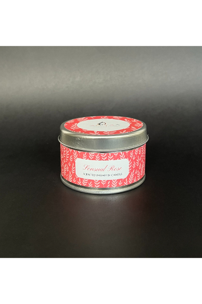 Parafin Tin Candle - Sensual Rose 